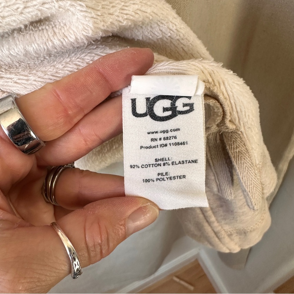 UGG Duffield II Robe | Oatmeal | Size L - Picture 7 of 8